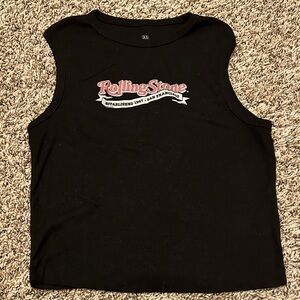 The Rolling Stones Black Tank Top